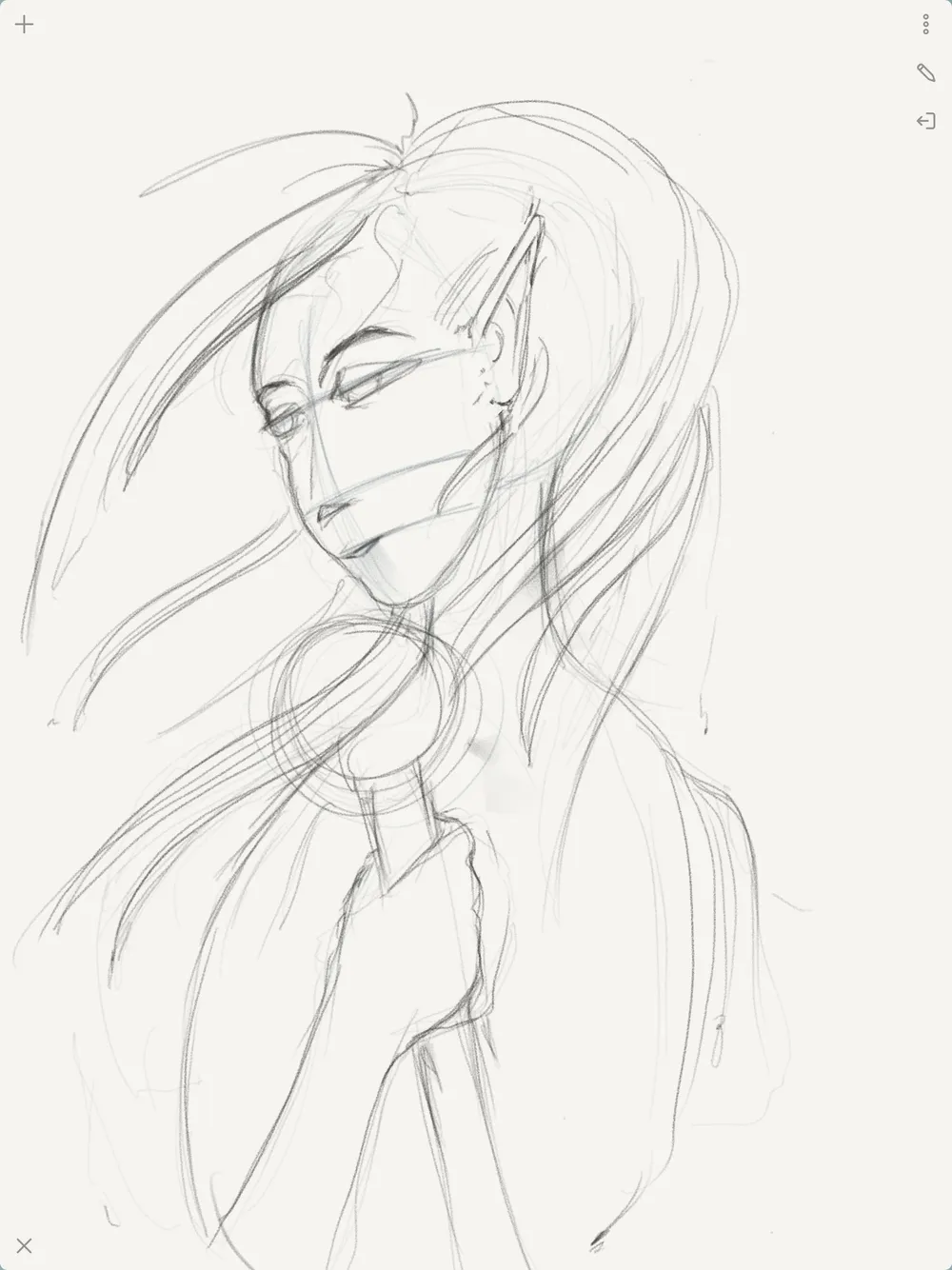 Rough sketch (Paper.app)