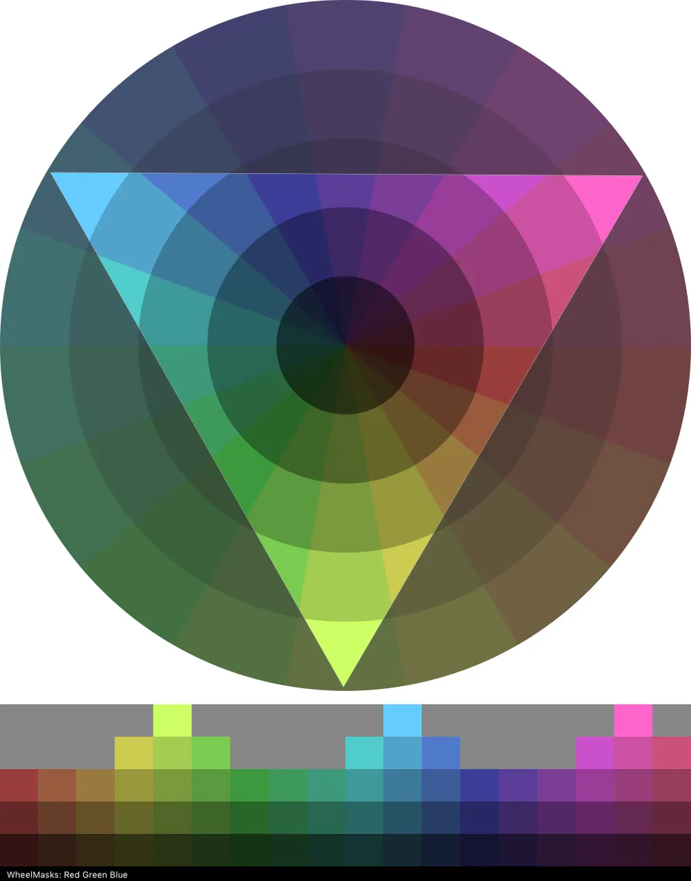 Here is the color mask I used for Dragon Doula. I just exported as an image, and then pulled in as a reference photo.
