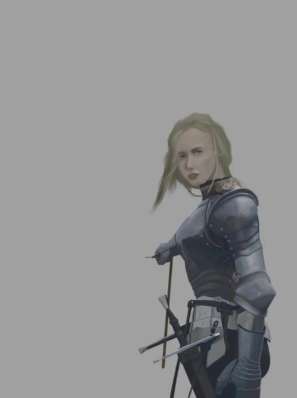 Coloring with gray values
