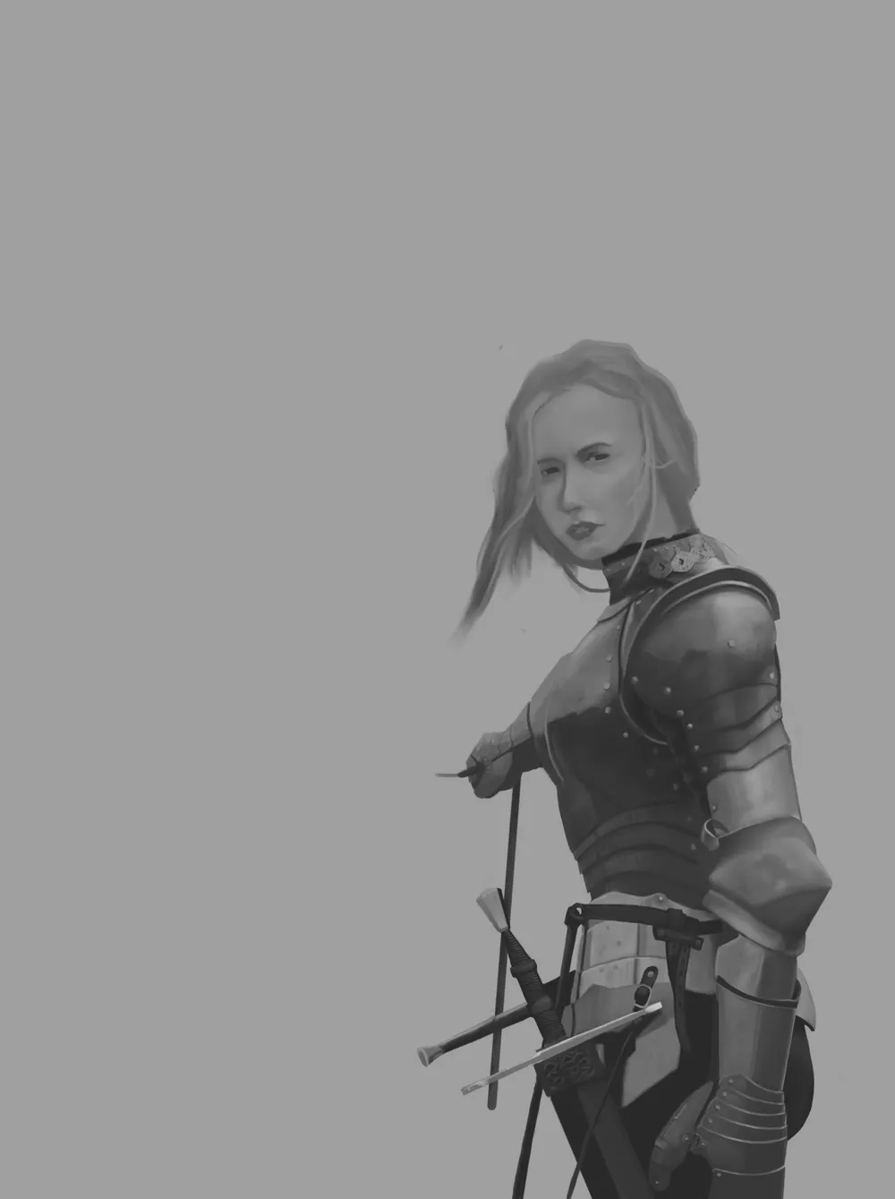Values in grays
